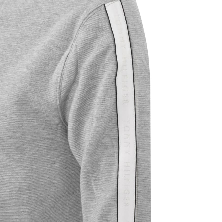 Tommy hilfiger taped sweatshirt grey discount
